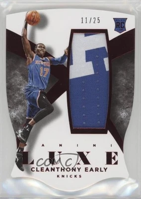 2014 Panini Luxe Memorabilia Die-Cuts Prime Red /25 Cleanthony Early Rookie RC - Image 1 of 2