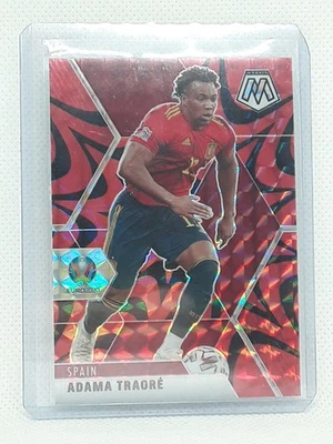 Adama Traore 2021 Panini Mosaic UEFA EURO - Mosaic Reactive Red #162 - Spain - Image 1 of 2