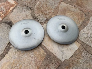 TWO PACK Roland CY-14C-SV DRUM CRASH Silver Cymbal Trigger CY14CSV cy-14c - Picture 1 of 8