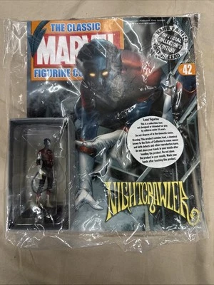Eaglemoss Figurine Nightcrawler #42 Classic Marvel Collection Magazine - Image 1 of 4