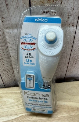 Nyko Kama Wired Nunchuck Controller Nintendo Wii Remote Vibration 87075-A50 NIB - Image 1 of 4