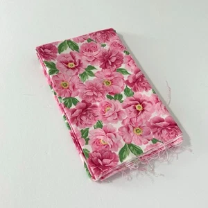 Rose Fabric Fabric Pink 42" x 1/2 Yard Floral Fabric Traditions Cottage Core - Picture 1 of 4