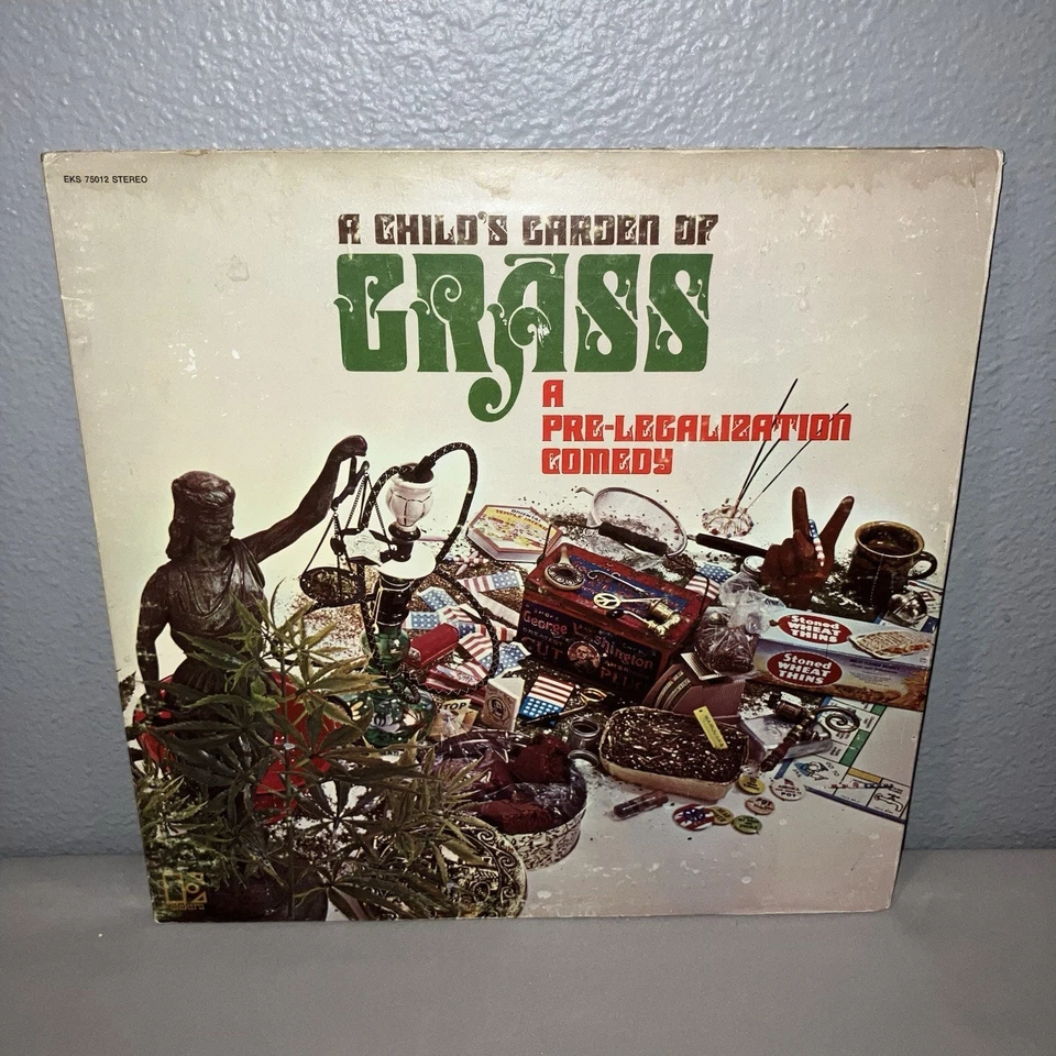 Vinyl Record Missing A Child's Garden Of Grass A Pre- Legalization Comedy Album Foto 1 de 4