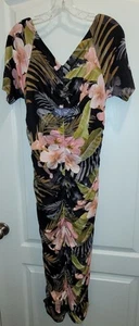 Favorite Daughter THE BAD DECISIONS Hawaiian Vacay Dress Sz L NWT - Picture 1 of 7