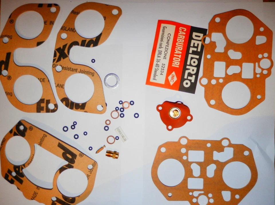 Kit De Service De Carburateur DELLORTO DRLA 36/40/45 Original DELLORTO - Photo 1/1