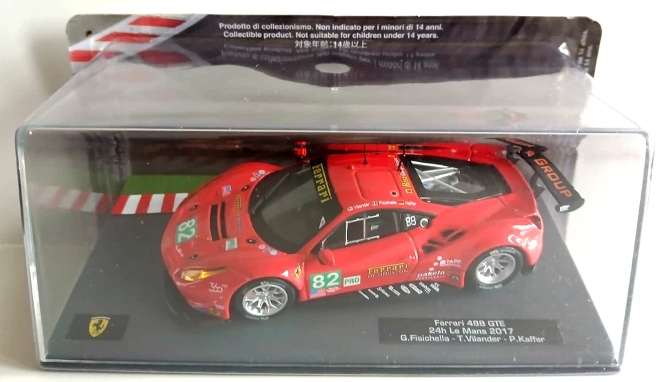 DIE CAST - Ferrari 488 GTE  24h Le Mans 2017 - 143 [#43] - Immagine 1 di 1