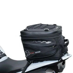 Oxford T40R Motorcycle Tailpack 40 Litre Black Motorbike Tail Pack Luggage 40L - Picture 1 of 2