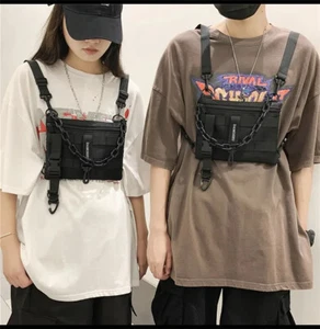 Techwear Bag Taschen für Festival Clubwear Techno Nature One Street Parade Love - Bild 1 von 11