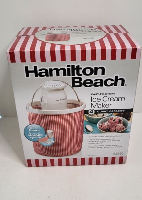Máquina para hacer helado, de Hamilton Beach, 68881, Blanco
