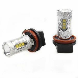 2Pcs Genuine Cree XB-D LED Fog Light or DRL 80W 1900LM, H8, White 6000K - Picture 1 of 8