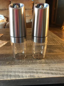 JUEGO MOLINILLO ELÉCTRICO DE SAL Y PIMIENTA MOVNO - Imagen 1 de 5