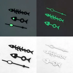 For NH35/NH36/4R/7S Watch Movement Fishbone Watch Hands Kit Green Luminous Hands - Bild 1 von 11