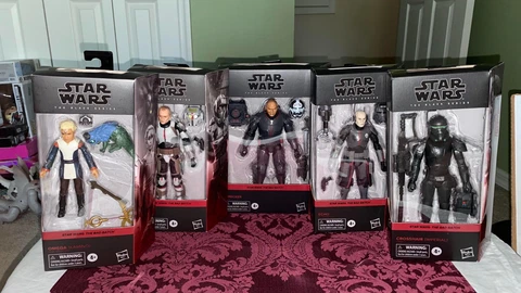 STAR WARS: THE BAD BATCH Black Series 6” Lot of 5 Crosshair (Imperial) Echo Tech Cover