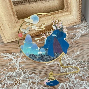 PALABRA DE HONOR 山河令 Shan He Ling Zhou Zishu Metal Marcador Colección Regalo  - Imagen 1 de 11