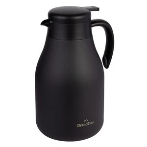 61oz Stainless Steel Thermal Coffee Carafe Insulated Double Walled Vacuum Coffee - Picture 1 of 7