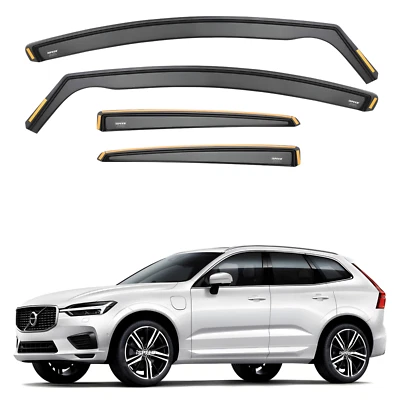 ISPEED Wind Deflectors for Volvo XC60 MK2 2017-2024 5-Door SUV 4pc Set Visors - Image 1 of 4