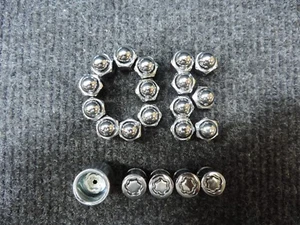 🔩 1995-2026 SUBARU OEM LUGNUTS LUG NUTS LOCKS X20 12X1.25mm THREAD EXPOSED LUGS - Picture 1 of 9