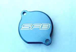 KTM 250 SX-F SXF & 250 EXC-F (2001-2013) SFB Racing Oil Filter Cover In TITANIUM - Picture 1 of 1