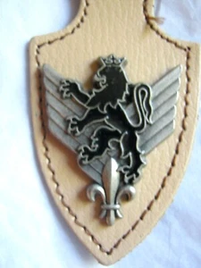 INSIGNE + CUIR AIR ALAT LE GALD 8 (Groupe d’Aviation Légère Divisionnaire N° 8) - Picture 1 of 3