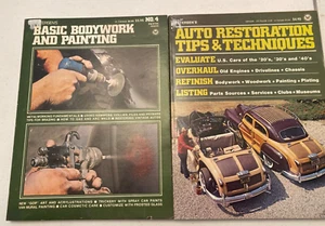 Par de libros de reparación de automóviles Petersen: carrocería y pintura; consejos de restauración - Imagen 1 de 17