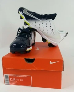 NIB NIKE Vapor Untouchable Shark 3 Football Cleats 917168 114 Blue White 11.5 - Picture 1 of 9