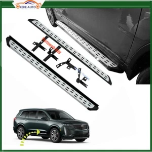 Running Boards Side Steps Pedal Nerf Bar fits for Cadillac XT6 2019 20 21 22 23 - Picture 1 of 10