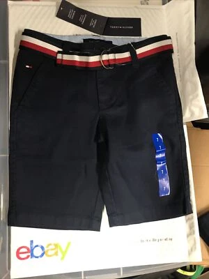 Tommy Hilfiger Boys Belted Shorts Stretch * choose color and size - CLASSIC NEW - Image 1 of 4