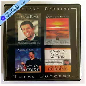 RARE Set Tony Robbins TOTAL SUCCESS Bundle 25 CDs GET THE EDGE + PERSONAL POWER - Picture 1 of 6