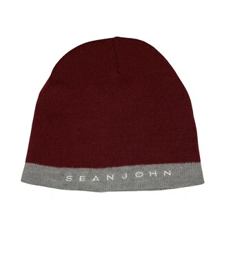 Gorro Sean John Gris Borgoña Niños Concept One Accesorios Acrílico OSFM Diddy Foto 1 de 4
