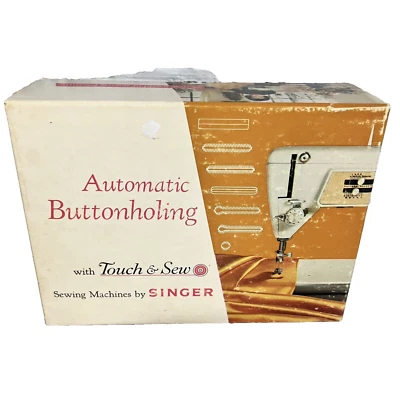 SINGER Professional Buttonholer Attachment 19 Cams 161829 Slant Needle Zig Zag - Image 1 of 4