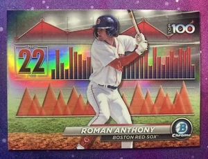 #BTP-22 Roman Anthony, Boston Red Sox 2024 Bowman Chrome Scouts’ Top 100 - Bild 1 von 2