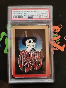 PSA 8 Grateful Dead 1991 Brockum Rockcards Grateful Dead Legacy Series - Picture 1 of 2