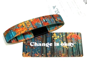 ZOX **WECHSEL IST OKAY ** Silber Einzelarmband mit Karte Größe wählbar Neu in Verpackung - Bild 1 von 3