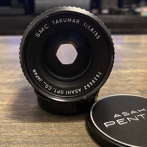 Pentax Asahi Takumar SMC 55mm f/1.8 M42 Lens - Picture 1 of 3