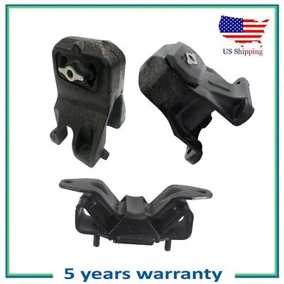 Montaje de transmisión delantero izquierdo, delantero derecho y trasero 3 piezas para 02-05 Dodge Ram 1500 2500 4,7 L V8 Foto 1 de 4