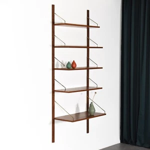 Midcentury Teak & Messing "Royal System" Regal von Poul Cadovius - Bild 1 von 20