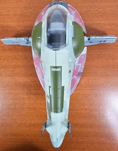 Boba Fett's Starship Slave 1 Galaxy Squadron Star Wars con soporte - Imagen 1 de 11