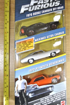 The Fast and Furious Doms'Torque Pack-Off Road/Ultra Charger-'70 Roadrunner-BNIP - Image 1 of 4
