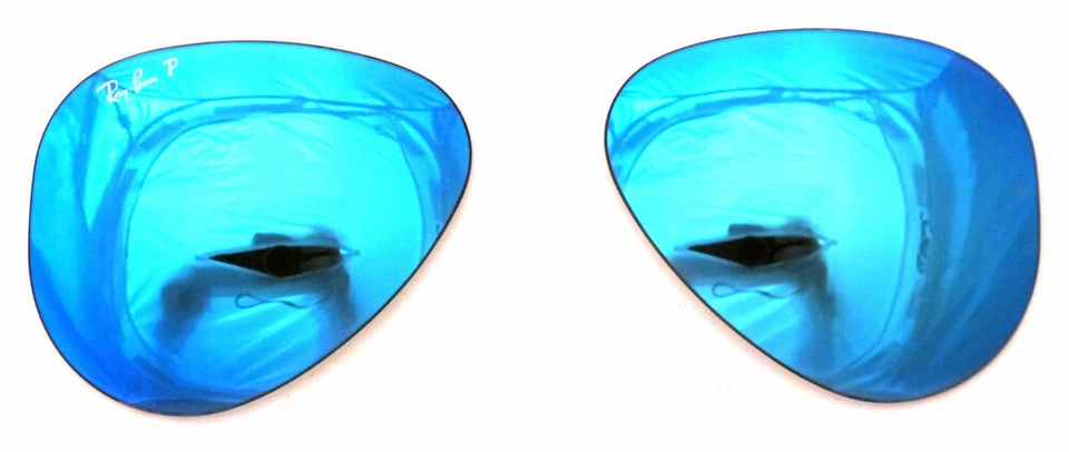 Lentes Piezas de Repuesto ray ban 3138 58 4L Shooter Azul Espejo Polarized Parts - Imagen 1 de 1