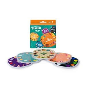 TIMIO Disc Set #1 5 disques pour Le Lecteur Timio Apprendre Les Couleurs Les ...