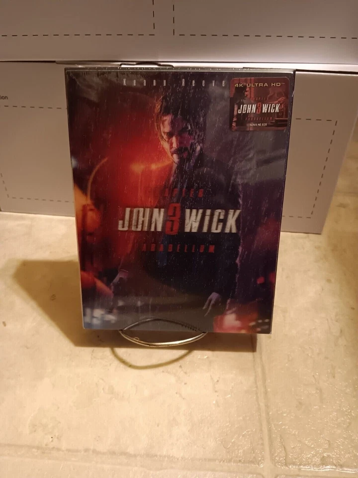 John Wick 3 4k UHD Lenticular Fullslip Blu-ray Steelbook Nova Media Ne028