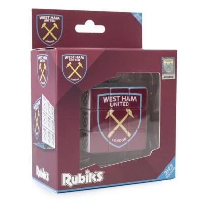 Rubiks Cube 3x3 Puzzle Game Official West Ham Football Team Club Adult Kids - Image 1 of 3