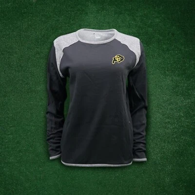 Colorado Buffaloes NCAA Champion Women Black Athletic Teck Perfermance Fleece - Image 1 of 4