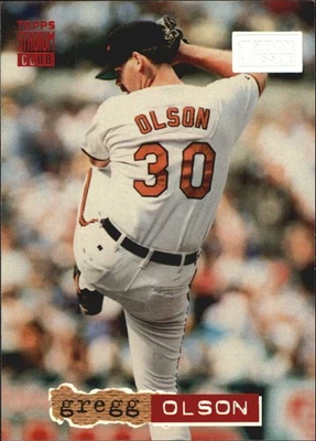 1994 Stadium Club First Day Issue #196 Gregg Olson  - BB - Image 1 of 2