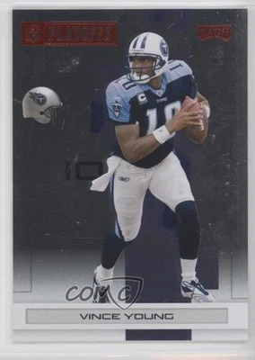 2007 Playoff NFL Playoffs Red Metalized /399 Vince Young #97 - Image 1 of 2