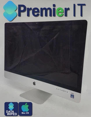 Apple iMac 27" A1419 - Intel Core i5-4690 - 8GB RAM + 1TB HDD - Image 1 of 4