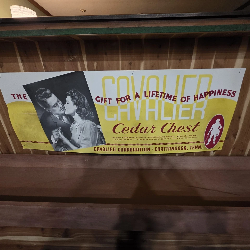 Vintage Cedar Chest Bench Cavalier 40s (48*18.5*22) - Image 1 of 4