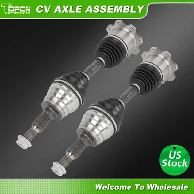2x CV Axle Assembly Front Side for 15-19 Chevy GMC Silverado Sierra 2500/3500 HD - Image 1 of 4