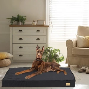 Dog Beds for Large Dogs, Orthopedic Dog Bed for Medium Large Dogs Waterproof Lin - Picture 1 of 18