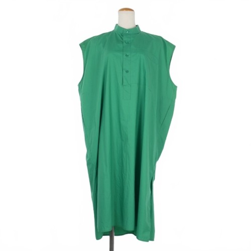 Abito camicia senza maniche oversize Balenciaga 34 verde 457252 TUB02 usatotico